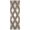 Uttermost Alternative Wall Decor Tahira Geometric Argyle Pattern Wall Mirror