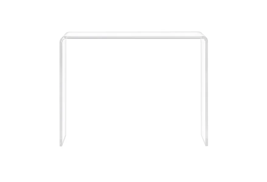 A La Carte Acrylic Sofa Table by Progressive Furniture at Simply Home by Lindy's