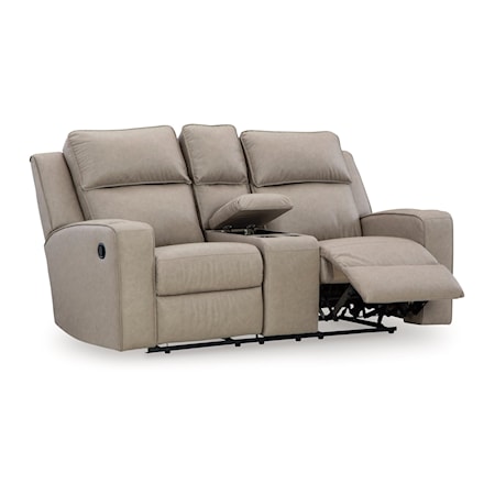 Double Reclining Loveseat w/ Console