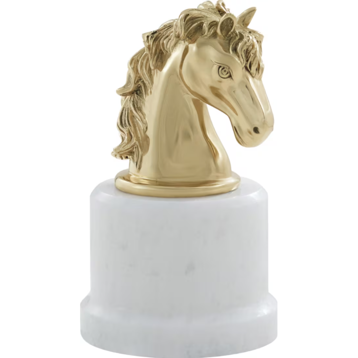 Theodore Alexander Spencer London Brass Horse Head Statue
