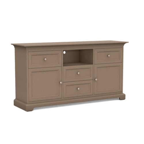 Transitional Customizable 63" TV Console