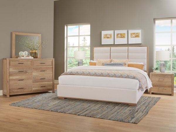 4-Piece Queen Upholstered Bedroom Set