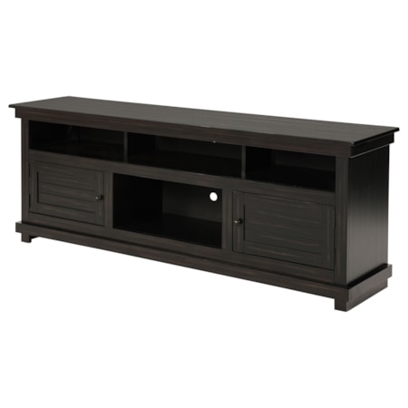 STEWART BLACK 70&quot; TV STAND |