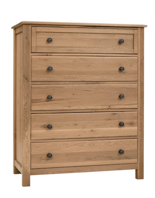 Farmhouse 5-Drawer Chest with English Dovetail Construction