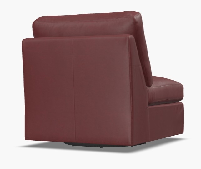 Madison Finished Armless Swivel Chair