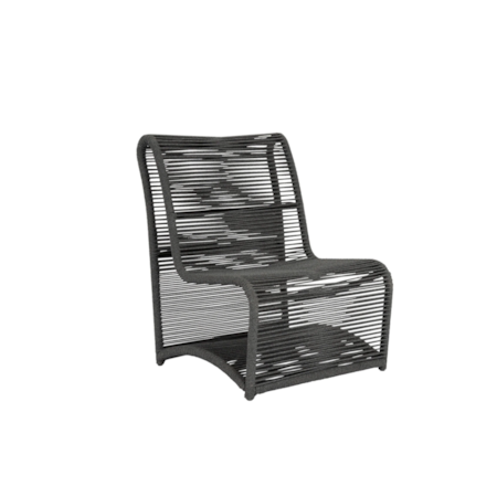 Armless Outdoor Club Chair