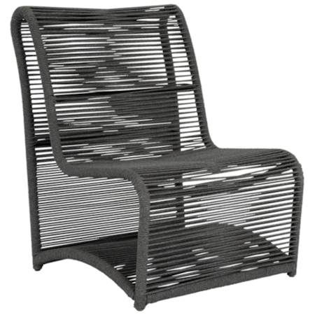 Armless Outdoor Club Chair