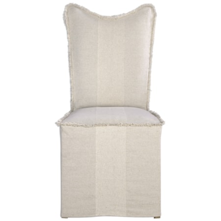 Lenore Armless Chairs Flax Set Of 2
