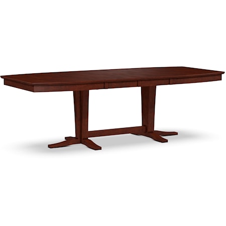 Transitional Milano Table Top w/ Milano Table Base