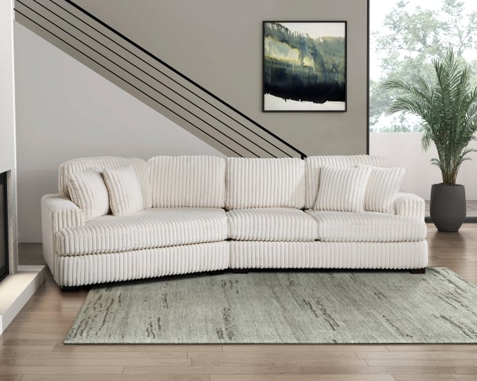 2-pc. Sectional Sofa w/Left Cuddler
