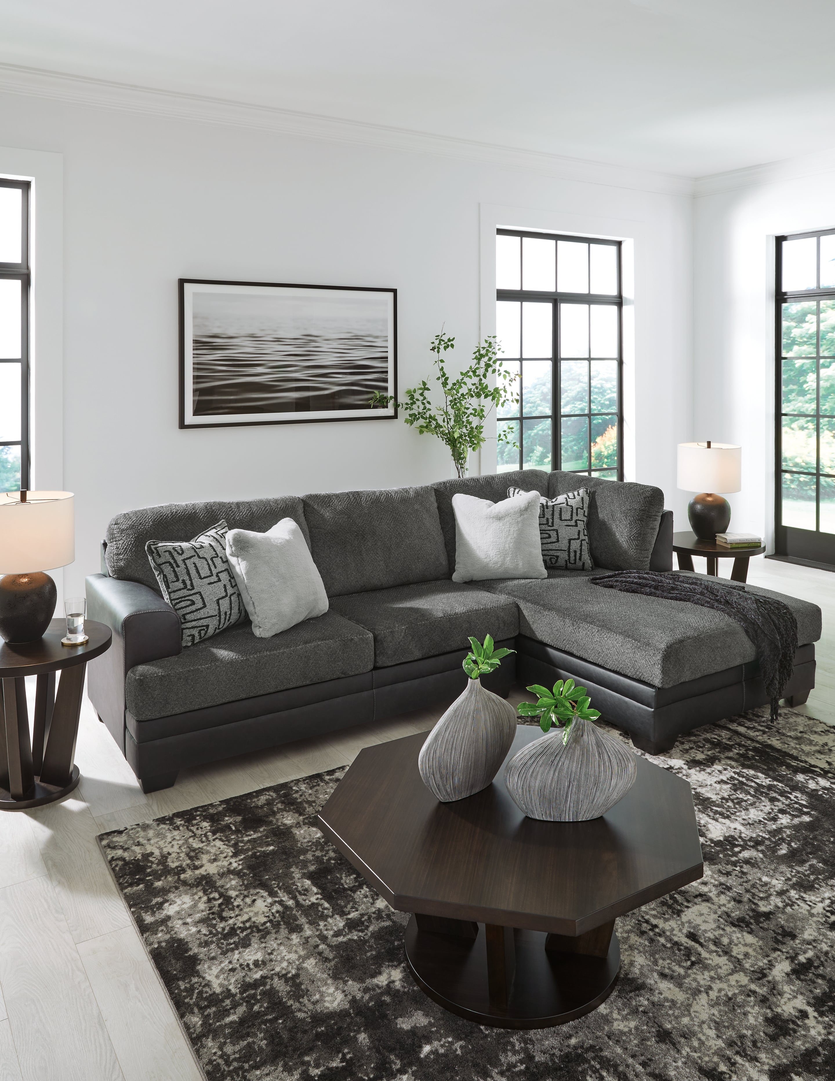 2-Piece Sectional With Chaise