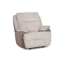 Casual Dual Power Rocker Recliner with USB