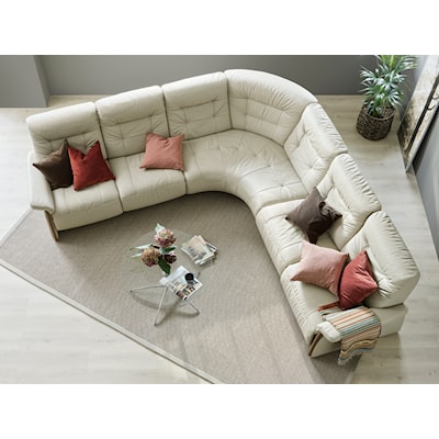 Stressless by Ekornes Mary Reclining Sectional Sofas