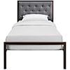 Modway Mia Upholstered Twin Platform Bed