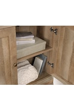 Sauder Miscellaneous Storage Transitional Wardrobe/Cabinet with Drawers and Adjustable Shelves