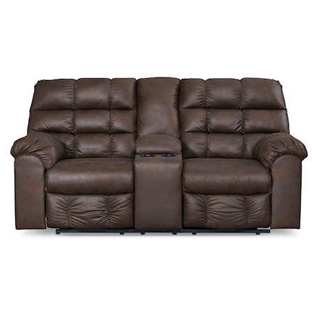 Reclining Loveseat with Console