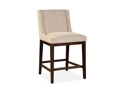 Transitional Counter Stool with Low Back