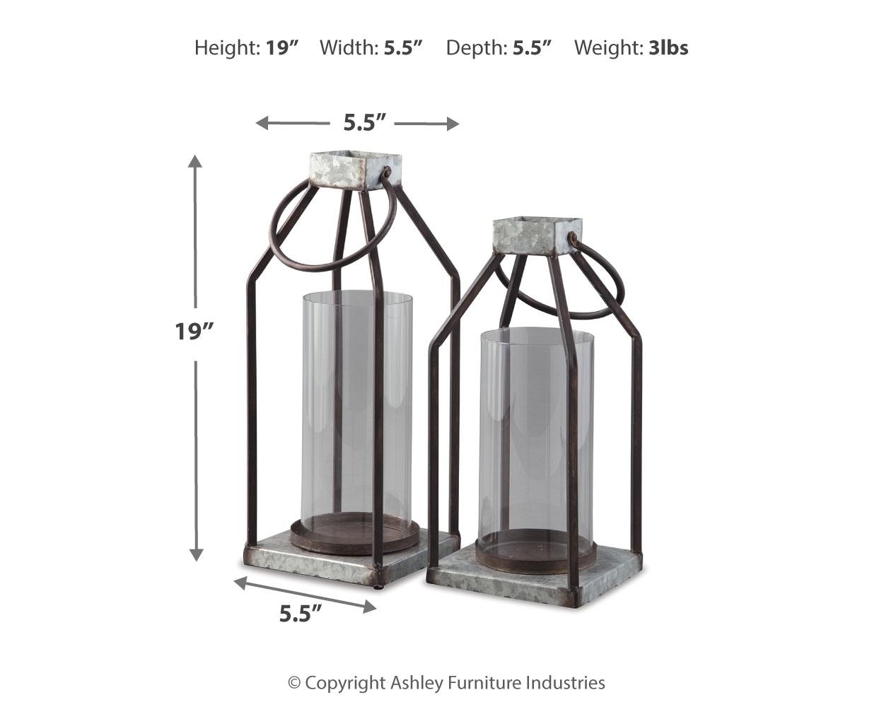 Signature Design by Ashley Diedrick Lantern Set