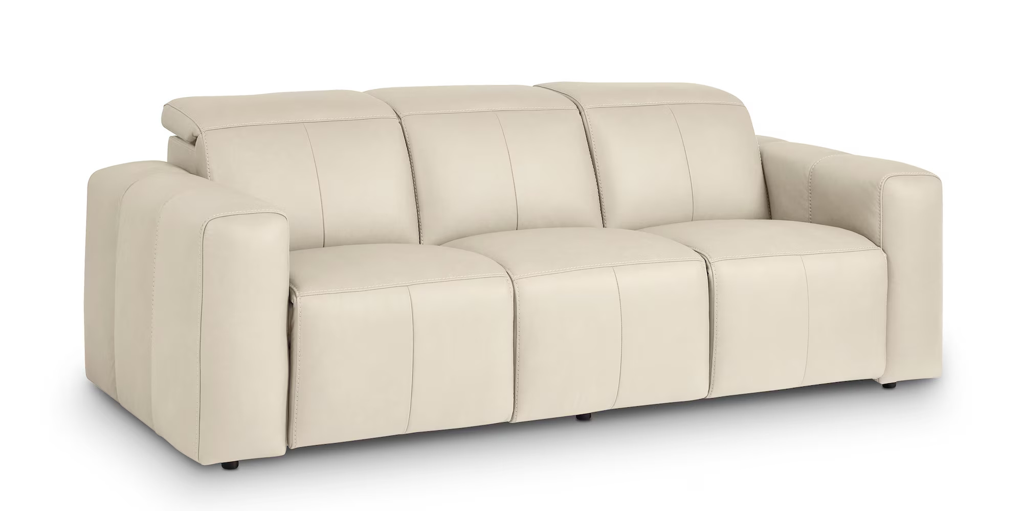Airy Leather Power Reclining Sofa