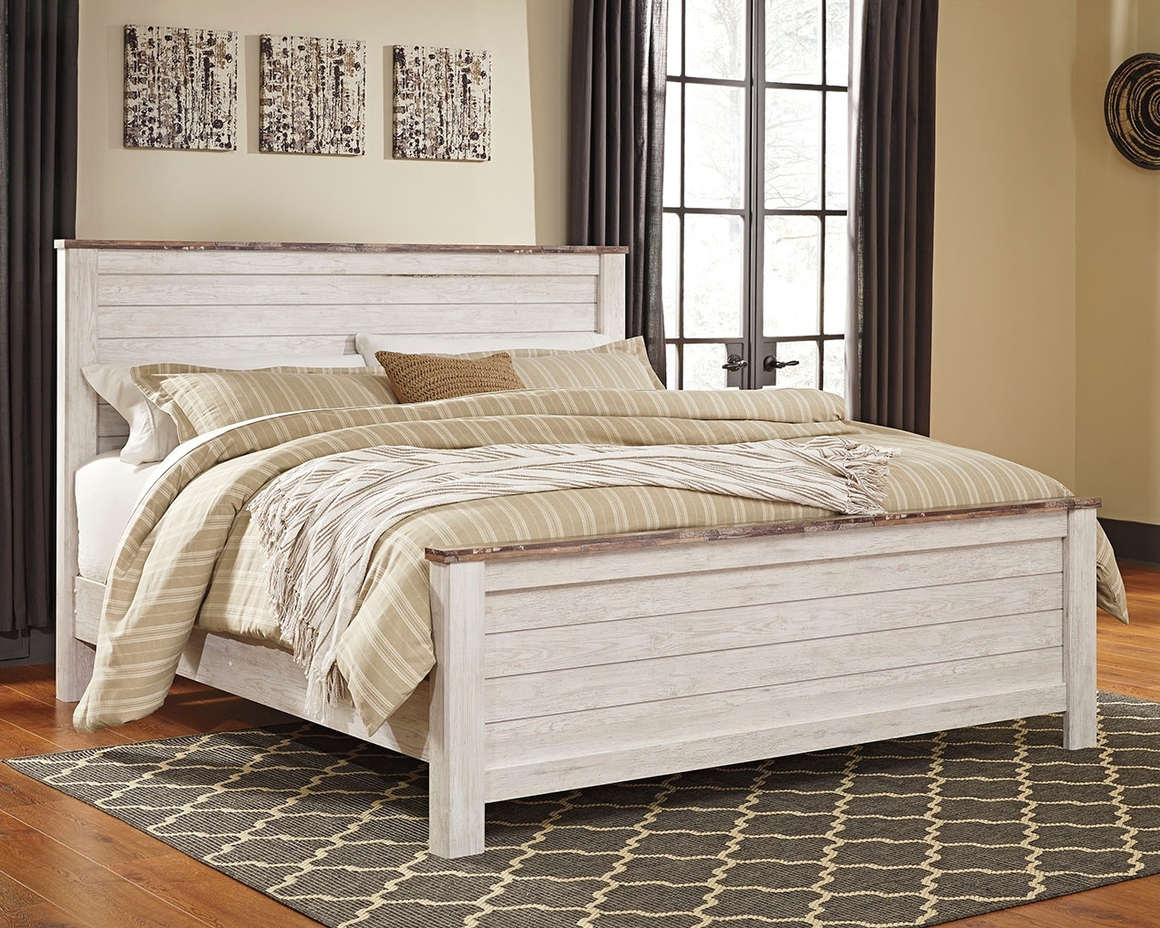 King Panel Bed