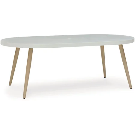 Outdoor Oval Dining Table