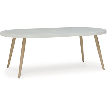 Outdoor Oval Dining Table