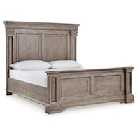 California King Panel Bed with LED Lights