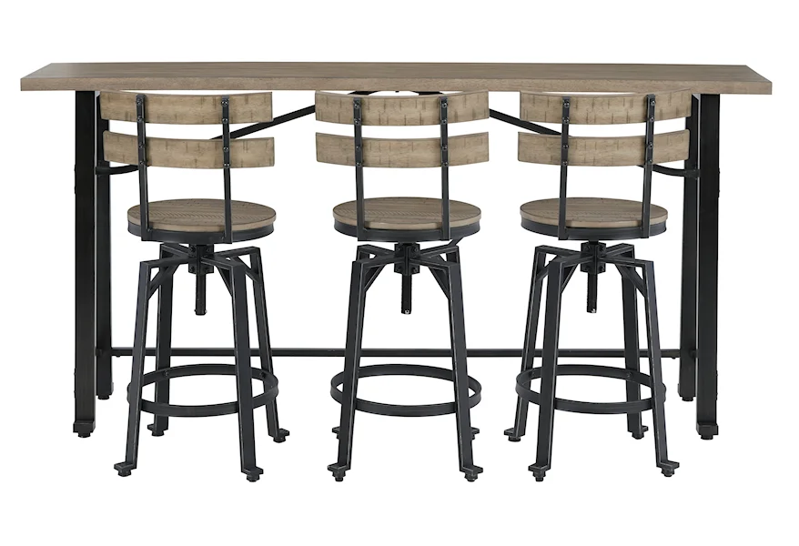 Lesterton 4-Piece Counter Table Set by Signature Design by Ashley at Z & R Furniture