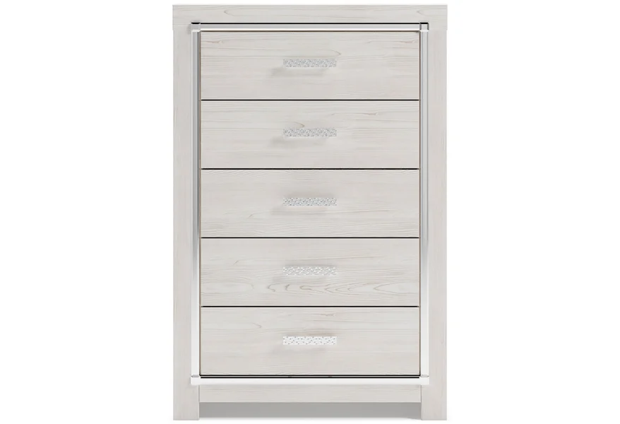 Altyra 5-Drawer Chest by Signature Design by Ashley at VanDrie Home Furnishings