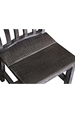 Cottage Creek Furniture Santa Rita Rustic Slat Back Dining Chair