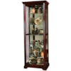 Pulaski Furniture Curios Curio Cabinet with Mirror Back