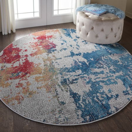 4&apos; Round  Rug