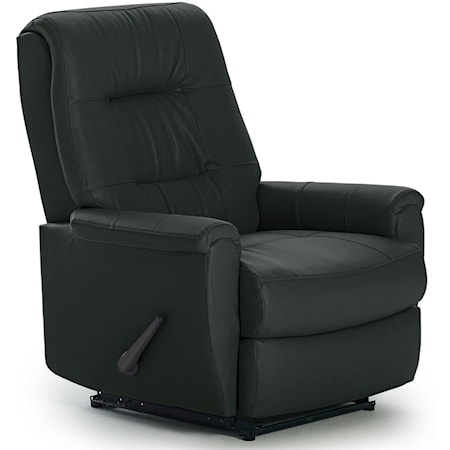 Felicia Rocker Recliner with Button-Tufted Back