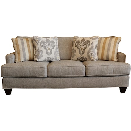 Shallow Seat Depth 3-Seat Sofa