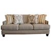 Hickory Craft C9 Custom Collection Customizable Shallow Depth 3-Seat Sofa