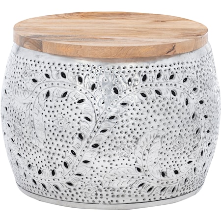 Global Kyomi Drum End Table