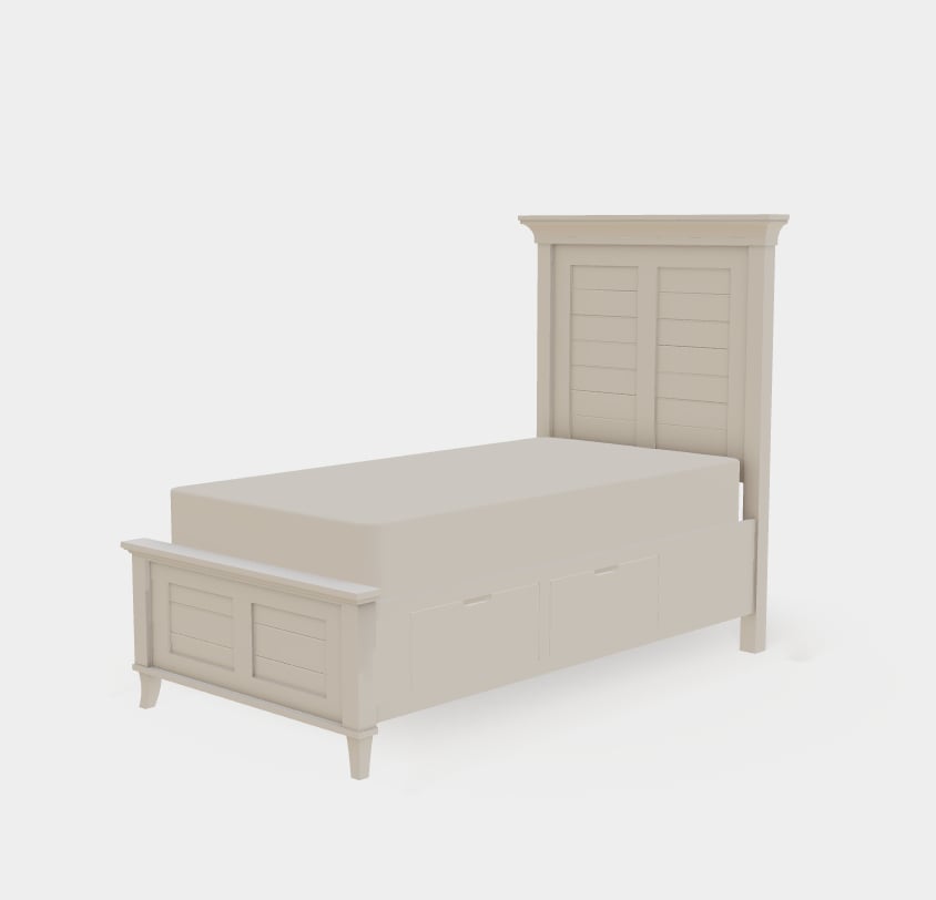 Twin XL Right Drawerside Bed