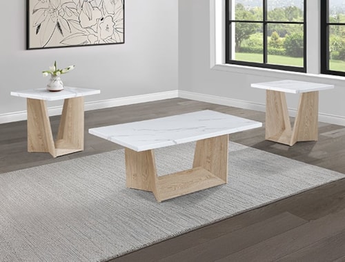 Contemporary 3-Piece Occasional Set