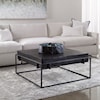 Uttermost Accent Furniture - Occasional Tables Telone Modern Black Coffee Table