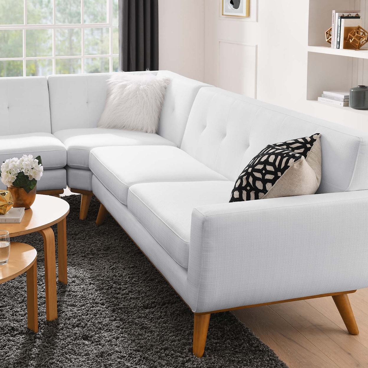 Modway Engage L-Shaped Sectional Sofa