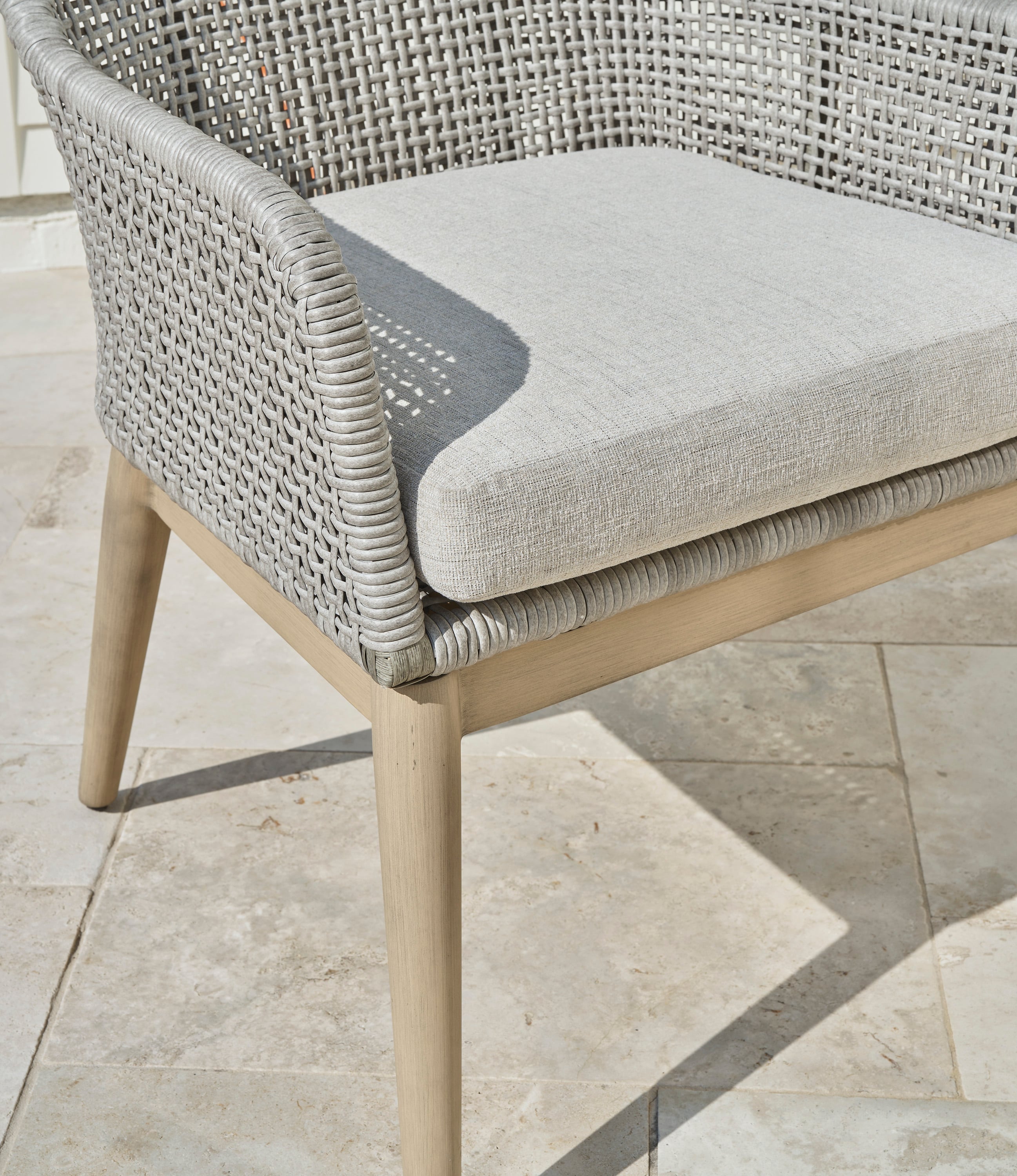 Outdoor Dining Chair with Cushion