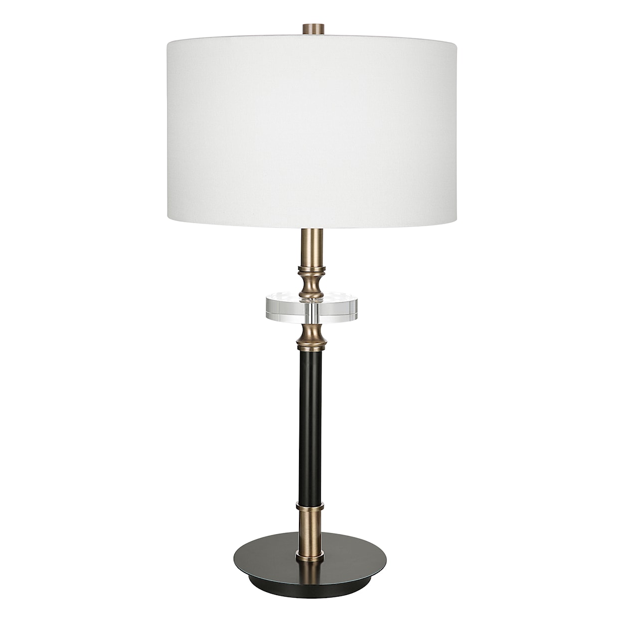 Uttermost Maud Maud Aged Black Table Lamp