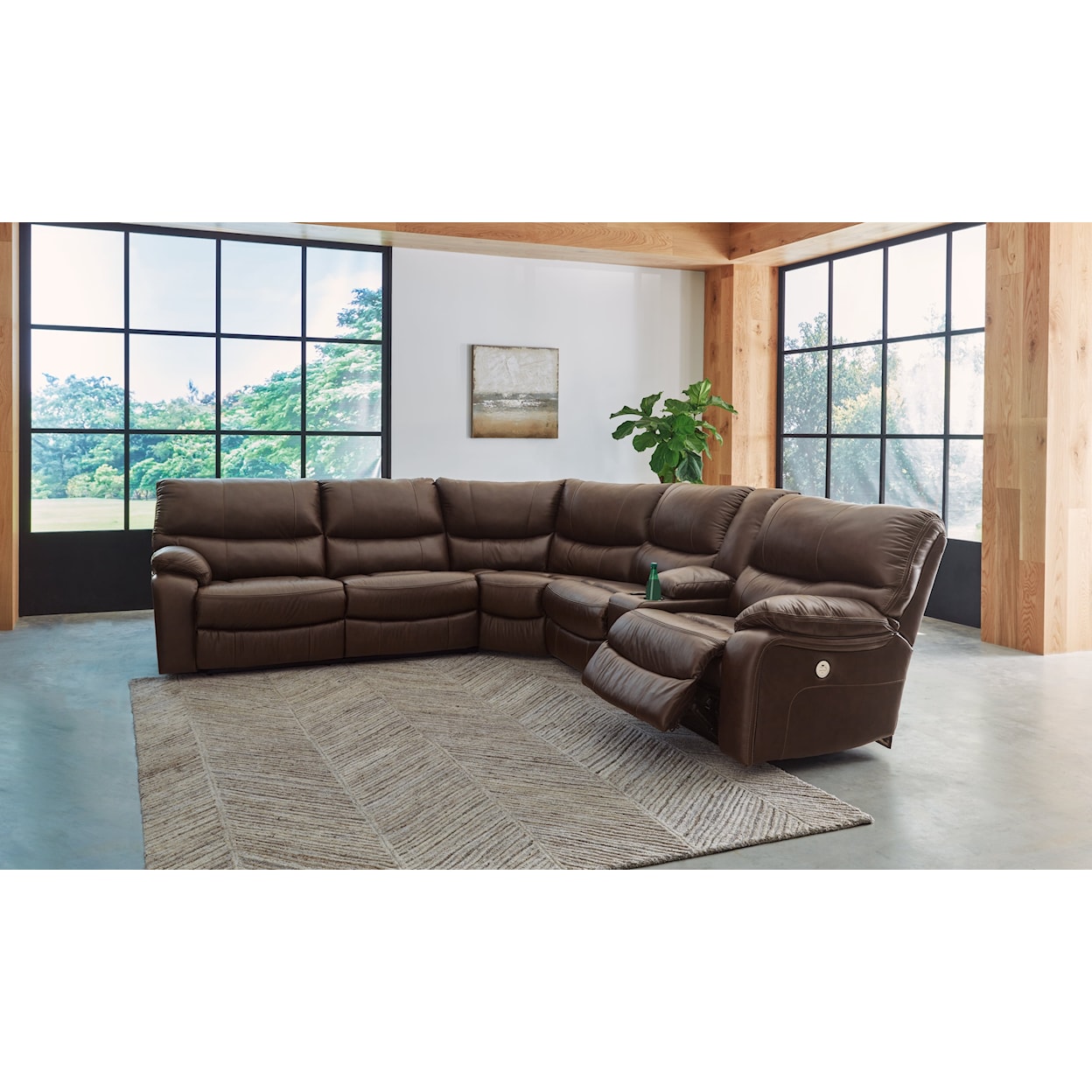 Signature Family Circle Reclining Sectional