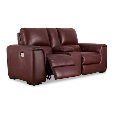 Power Reclining Loveseat with Console