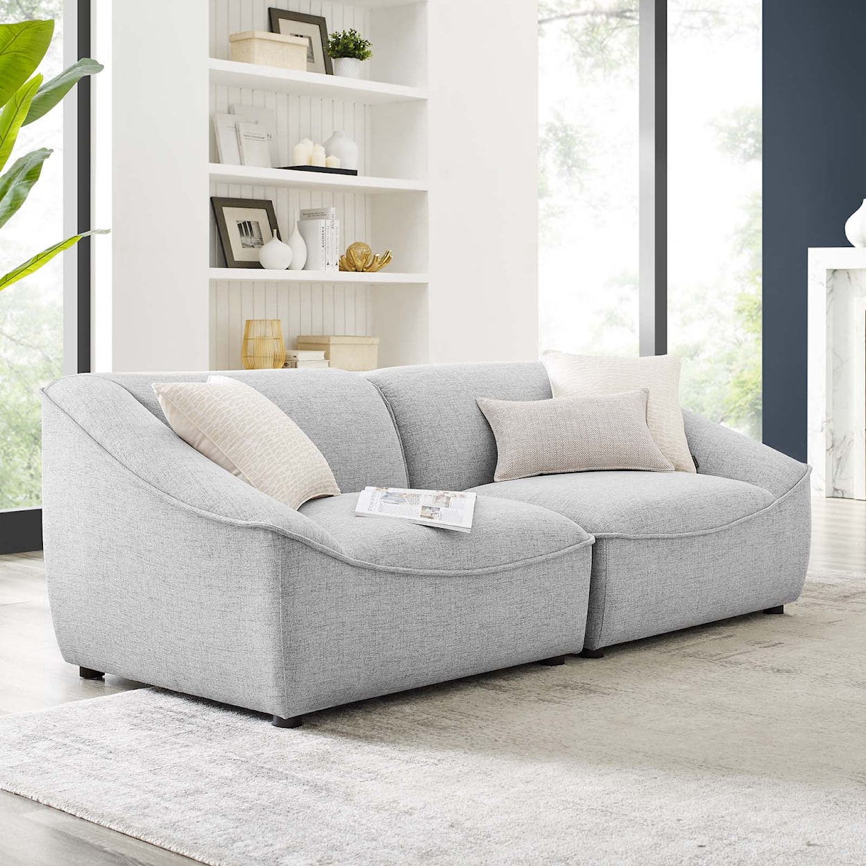 Modway Comprise 2-Piece Loveseat