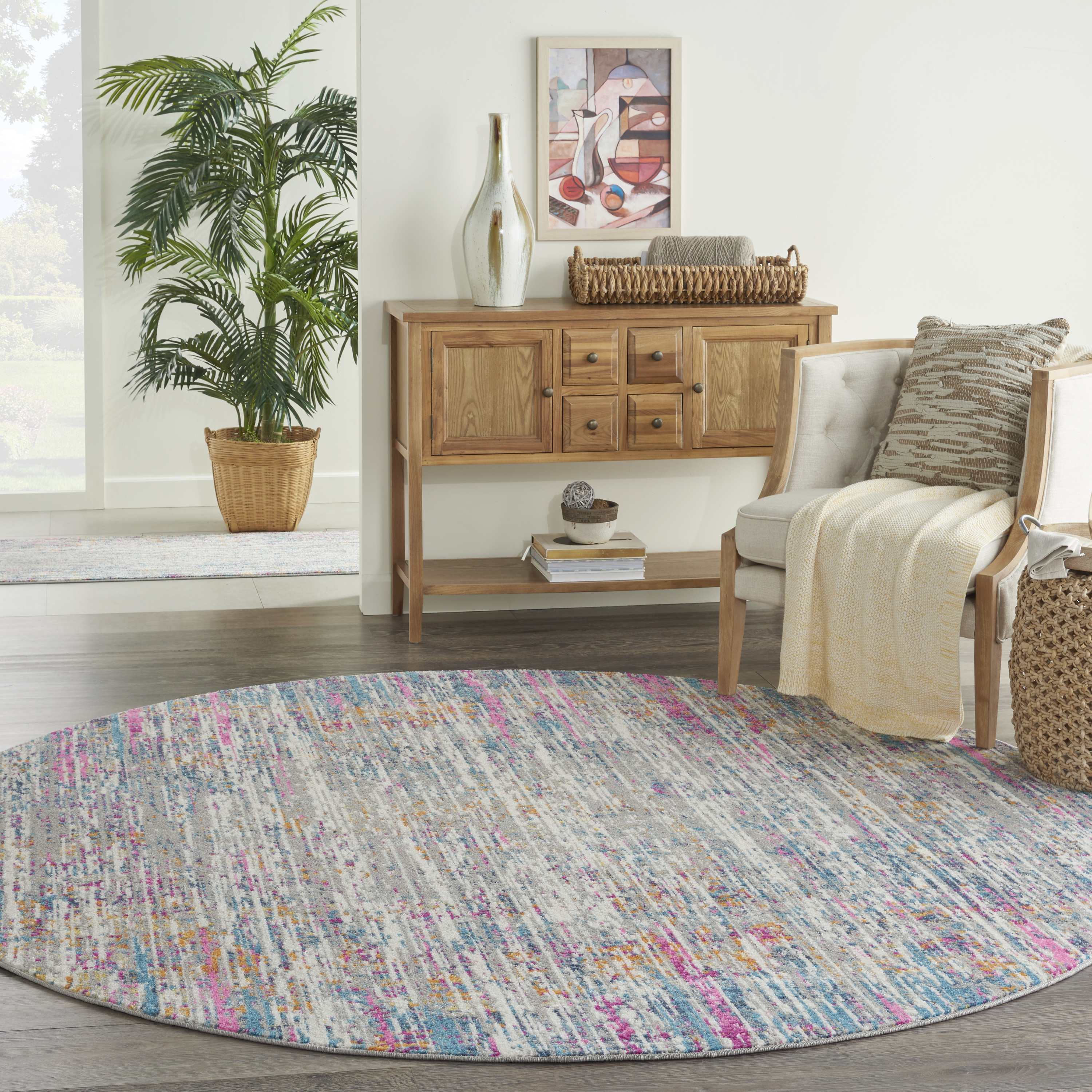 8' Round  Rug