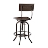 Hammary Hidden Treasures Rocco Adjustable Bar Stool