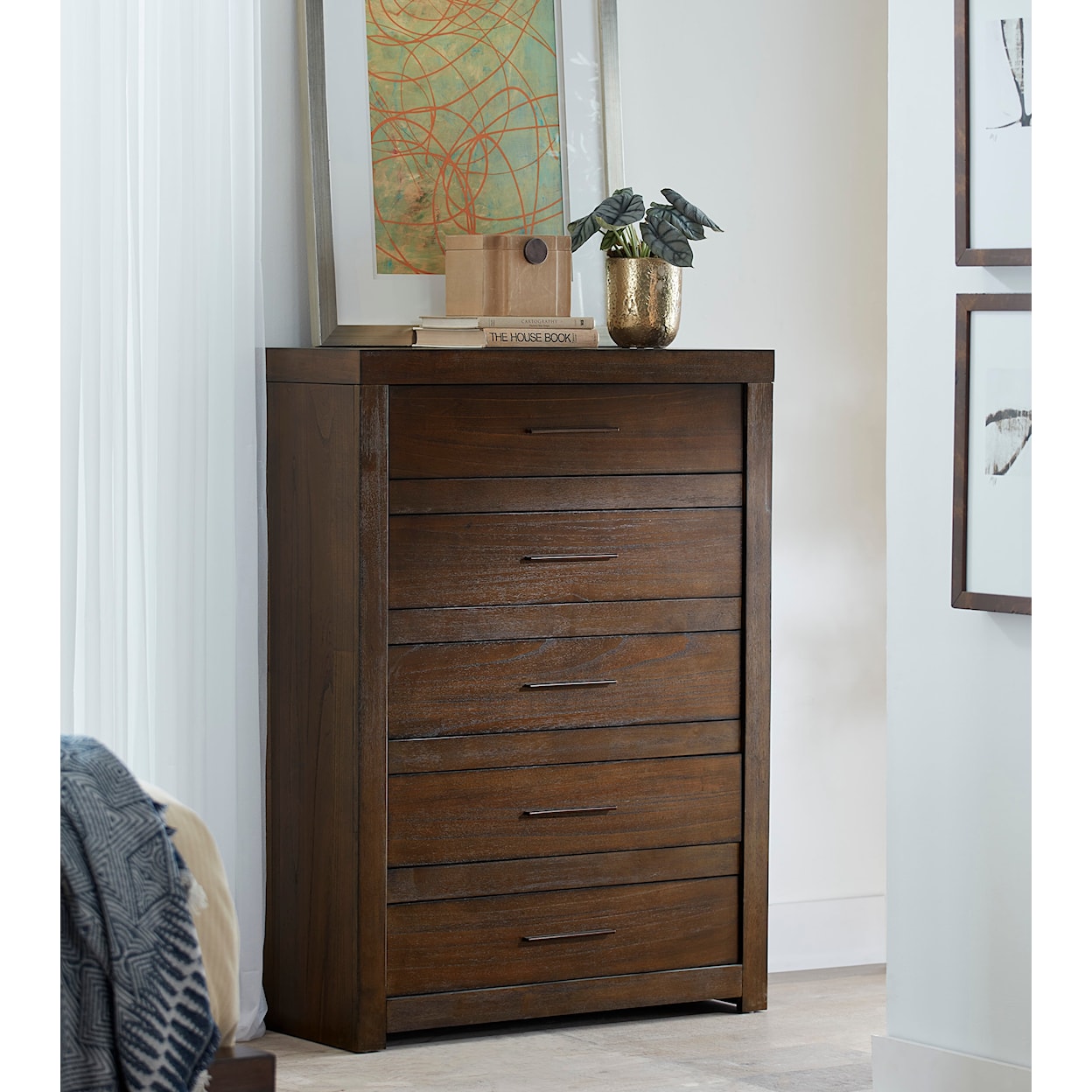 Aspenhome Modern Loft 5-Drawer Chest