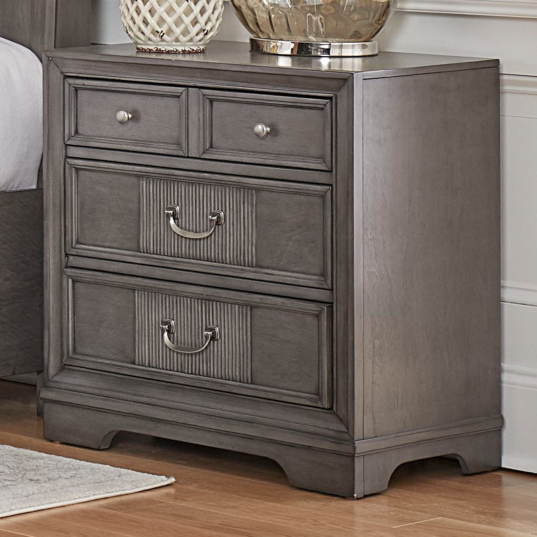 Lifestyle Lorrie C8472A-025 Traditional 3-Drawer Nightstand