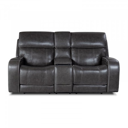 Power Reclining Loveseat with Console